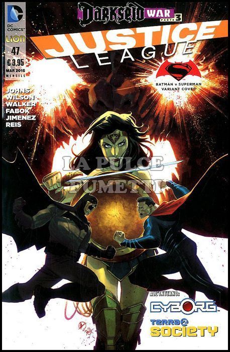 JUSTICE LEAGUE #    47 - VARIANT DAWN OF JUSTICE - DARKSEID WAR 3